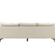 VENTURE DESIGN Sofia 3 pers. sofa - beige fljl og sort stl