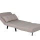 VENTURE DESIGN Vicky sovesofa, enkelt - brun polyester og sort stl (190x73)