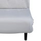 VENTURE DESIGN Vicky sovesofa, enkelt - beige polyester og sort stl (190x73)