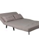 VENTURE DESIGN Vicky sovesofa, dobbelt - brun polyester og sort stl (190x120)