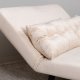 VENTURE DESIGN Vicky sovesofa, dobbelt - beige fljl og sort stl (190x120)
