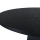 VENTURE DESIGN Bootcut spisebord, rund - sort finér (110)