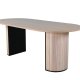 VENTURE DESIGN Bianca spisebord, oval - hvidkalket finér (200x90)