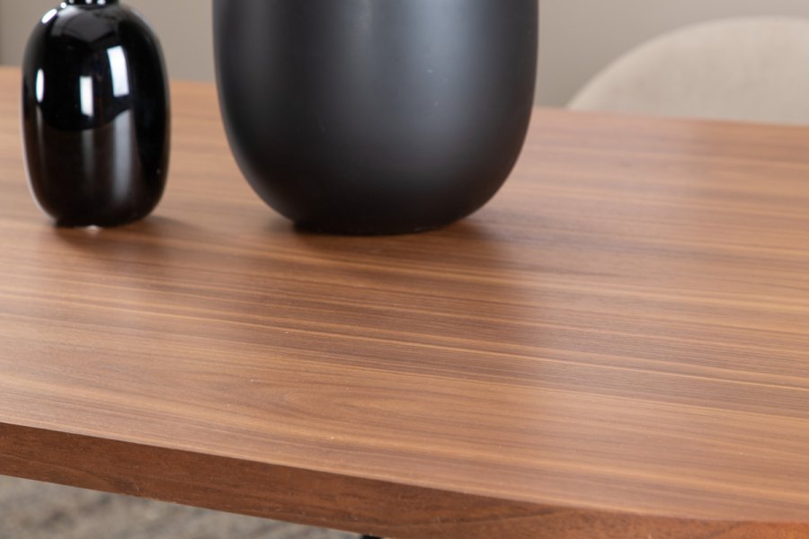 VENTURE DESIGN Bianca spisebord, oval - valnddefarvet finér (200x90)