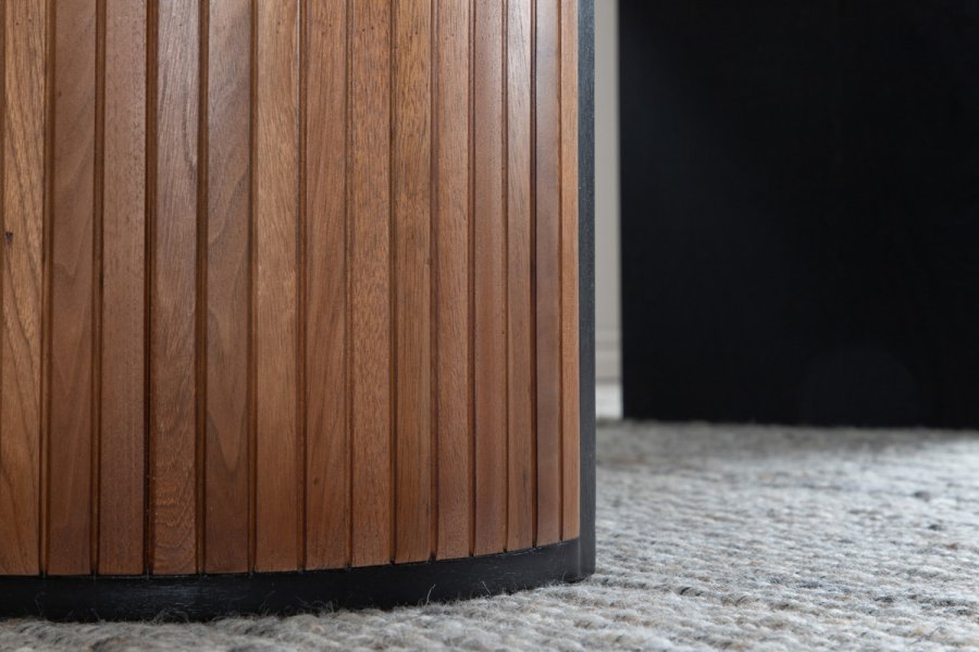 VENTURE DESIGN Bianca spisebord, oval - valnddefarvet finér (200x90)