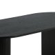 VENTURE DESIGN Bianca spisebord, oval - sort finér (200x90)