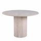 VENTURE DESIGN Bianca spisebord, rund - hvidkalket finér (110)