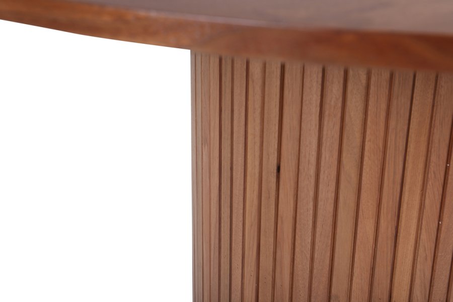 VENTURE DESIGN Bianca spisebord, rund - valnddefarvet finér (110)