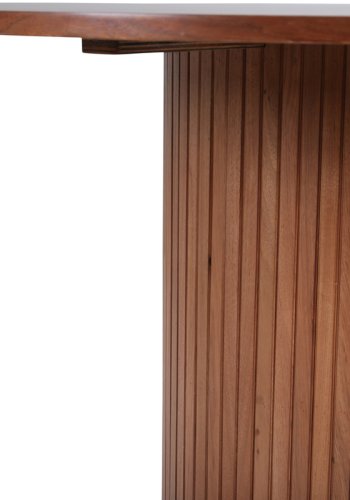 VENTURE DESIGN Bianca spisebord, rund - valnddefarvet finér (110)