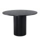VENTURE DESIGN Bianca spisebord, rund - sort finér (110)