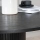 VENTURE DESIGN Bianca spisebord, rund - sort finér (110)