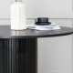 VENTURE DESIGN Bianca spisebord, rund - sort finér (110)