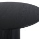 VENTURE DESIGN Bianca spisebord, rund - sort finér (110)