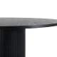 VENTURE DESIGN Bianca spisebord, rund - sort finér (110)