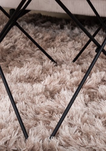 VENTURE DESIGN Tristar sofabord, kvadratisk - sort marmoreret glas og sort stl (80x80)