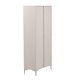 VENTURE DESIGN Piring vitrineskab, m. 2 lger og 3 hylder - glas og beige stl (H:190)