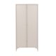 VENTURE DESIGN Piring vitrineskab, m. 2 lger og 3 hylder - glas og beige stl (H:190)