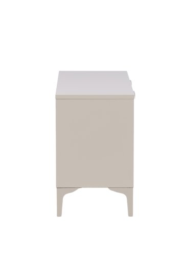 VENTURE DESIGN Piring TV-bord, m. 2 lger og 3 hylder - beige stl (120x40)