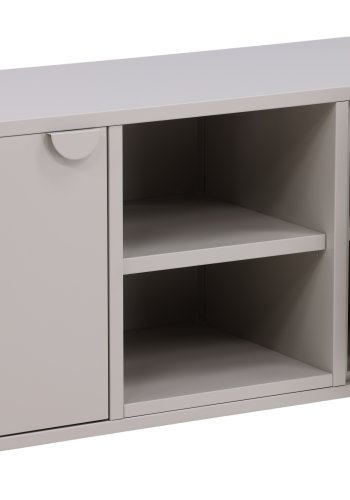 VENTURE DESIGN Piring TV-bord, m. 2 lger og 3 hylder - beige stl (120x40)