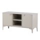 VENTURE DESIGN Piring TV-bord, m. 2 lger og 3 hylder - beige stl (120x40)