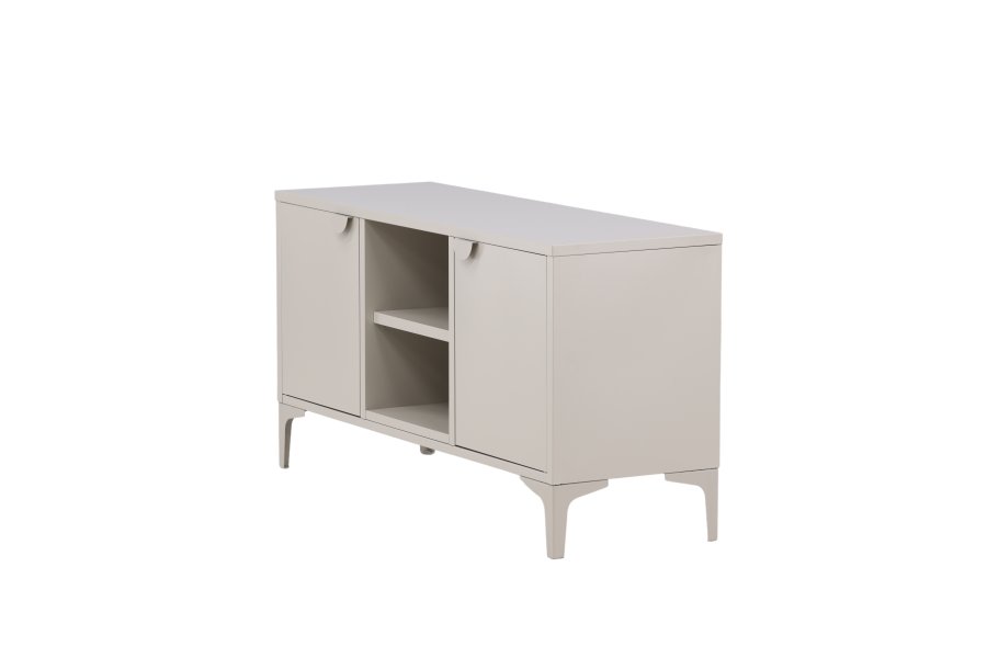 VENTURE DESIGN Piring TV-bord, m. 2 lger og 3 hylder - beige stl (120x40)