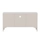 VENTURE DESIGN Piring TV-bord, m. 2 lger og 3 hylder - beige stl (120x40)