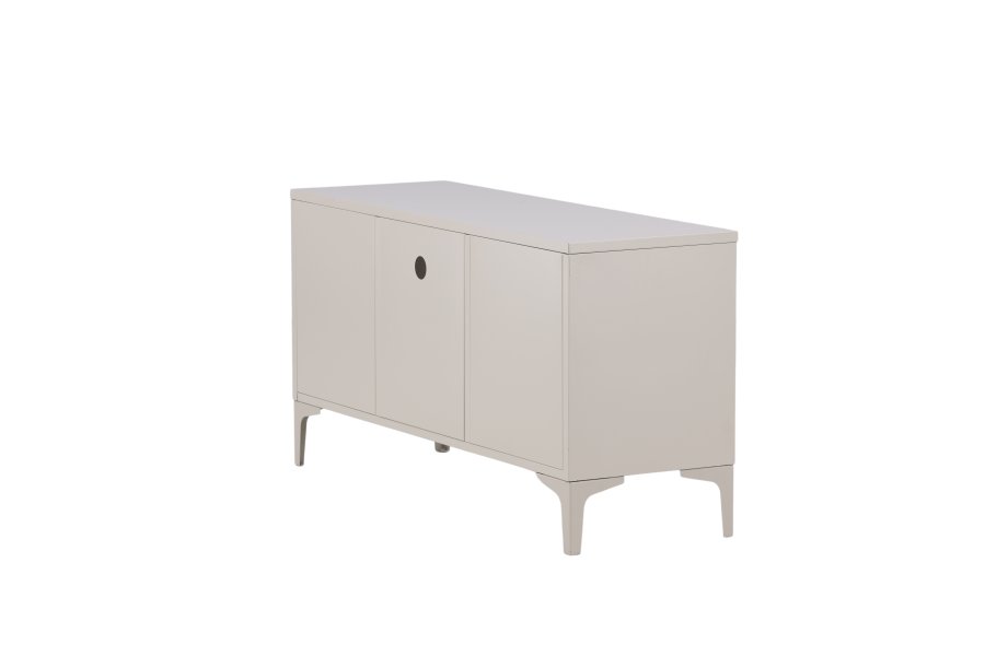 VENTURE DESIGN Piring TV-bord, m. 2 lger og 3 hylder - beige stl (120x40)