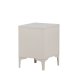 VENTURE DESIGN Piring sengebord, m. 2 skuffer - beige stl (45x40)