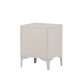 VENTURE DESIGN Piring sengebord, m. 2 skuffer - beige stl (45x40)