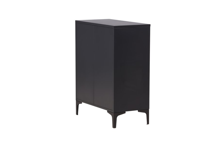 VENTURE DESIGN Piring kommode, m. 4 skuffer - sort stl