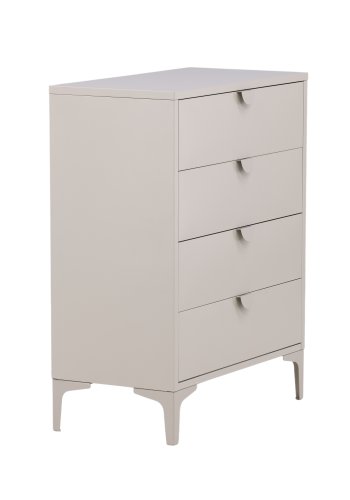 VENTURE DESIGN Piring kommode, m. 4 skuffer - beige stl