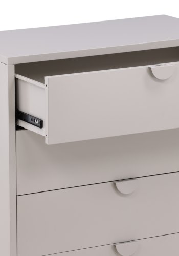 VENTURE DESIGN Piring kommode, m. 4 skuffer - beige stl