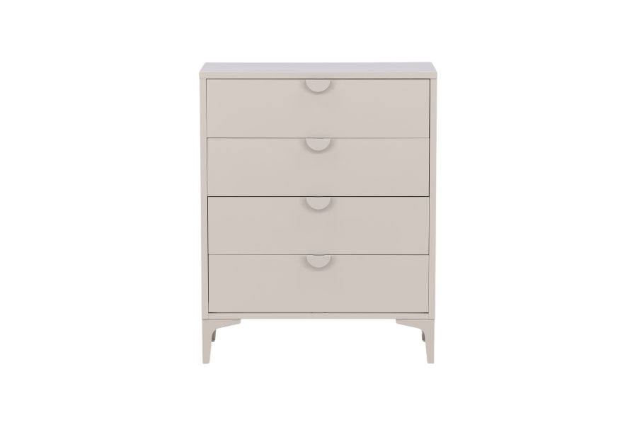 VENTURE DESIGN Piring kommode, m. 4 skuffer - beige stl