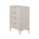 VENTURE DESIGN Piring kommode, m. 4 skuffer - beige stl
