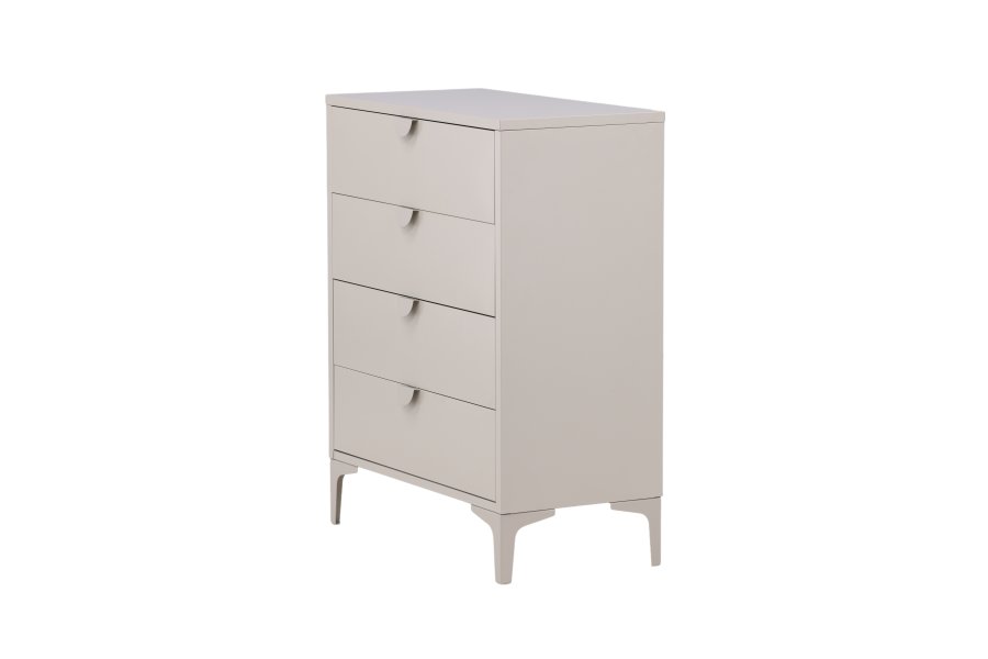 VENTURE DESIGN Piring kommode, m. 4 skuffer - beige stl