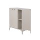 VENTURE DESIGN Piring sknk, m. 2 lger og 2 hylder - beige stl