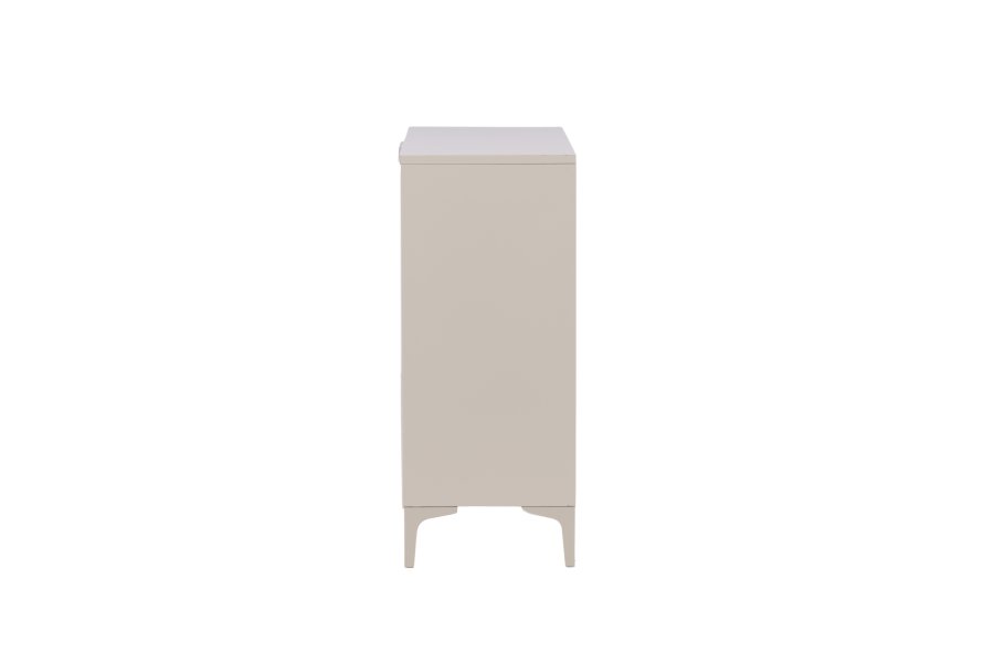 VENTURE DESIGN Piring sknk, m. 2 lger og 2 hylder - beige stl