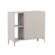 VENTURE DESIGN Piring sknk, m. 2 lger og 2 hylder - beige stl