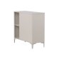 VENTURE DESIGN Piring sknk, m. 2 lger og 2 hylder - beige stl
