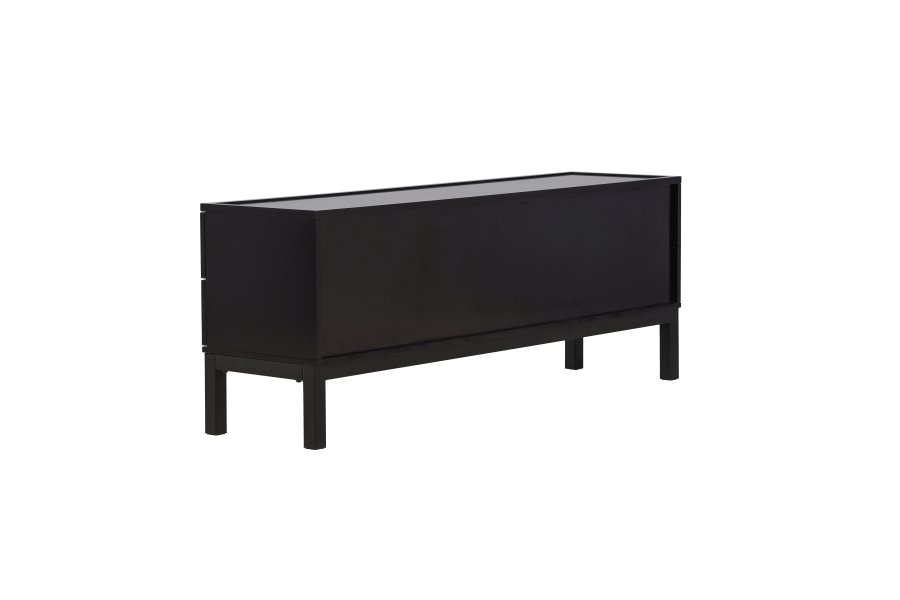 VENTURE DESIGN Alcoa sknk, m. 2 lger og 2 skuffer - sort MDF