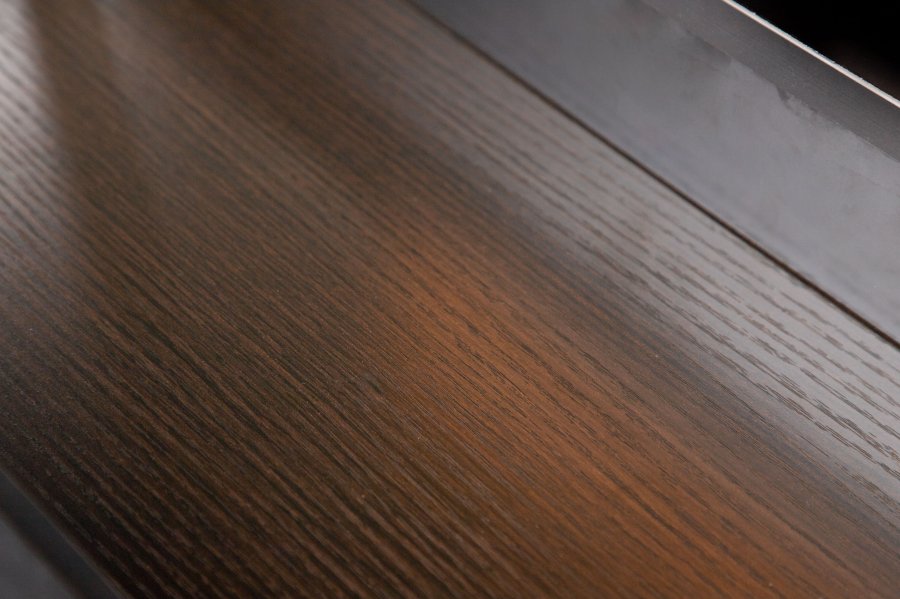 VENTURE DESIGN Amaraillo reol, m. 4 skuffer - sort MDF og sort stl (H:120)