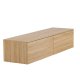 VENTURE DESIGN Frihamn vgskab, m. 2 skuffer - natur MDF