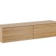 VENTURE DESIGN Frihamn vgskab, m. 2 skuffer - natur MDF