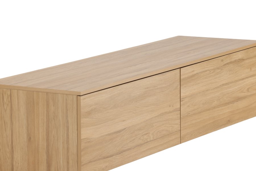 VENTURE DESIGN Frihamn vgskab, m. 2 skuffer - natur MDF