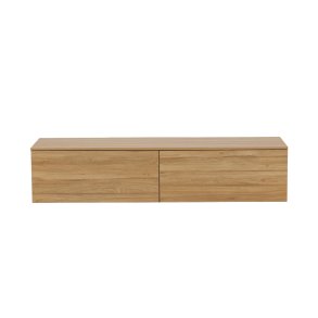 VENTURE DESIGN Frihamn vgskab, m. 2 skuffer - natur MDF