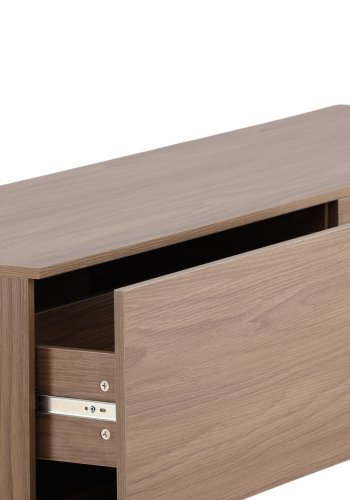 VENTURE DESIGN Frihamn vgskab, m. 2 skuffer - valnd MDF