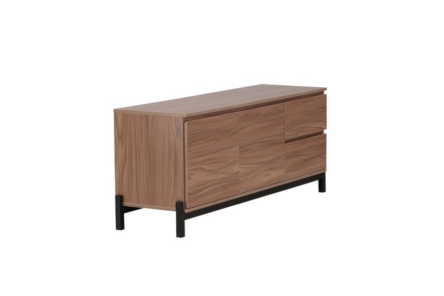 VENTURE DESIGN Corpus sknk, m. 2 lger og 2 skuffer - valnd MDF