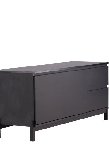 VENTURE DESIGN Corpus sknk, m. 2 lger og 2 skuffer - sort MDF