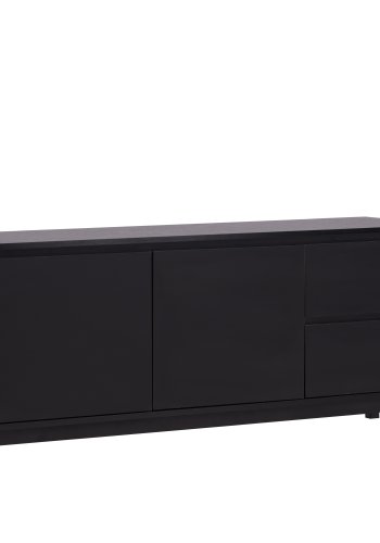 VENTURE DESIGN Corpus sknk, m. 2 lger og 2 skuffer - sort MDF