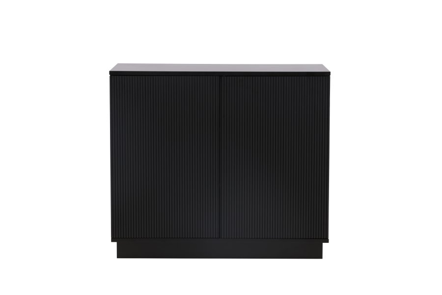 VENTURE DESIGN Lenox sknk, m. 2 lger og 2 hylder - sort MDF